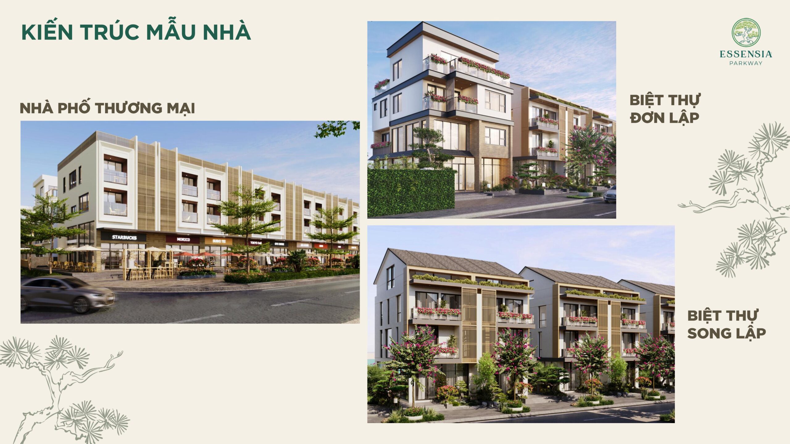 mau nha Essensia Parkway