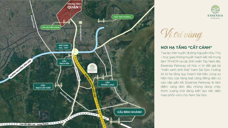 vi tri Essensia Parkway
