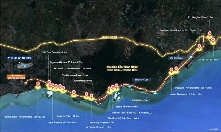 Tuyến ven biển Vũng Tàu – Bình Châu: Hạ tầng kích hoạt làn sóng đầu tư bất động sản nghỉ dưỡng 7 tuyến ven biển vũng tàu